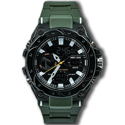 MAXFORT Dual Time Watch MX8029 Image 4