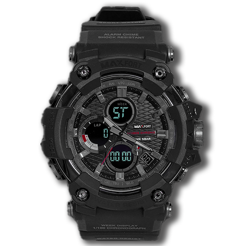 MAXFORT Dual Time Watch MX1802 Image 4