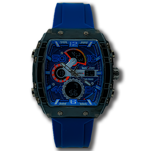 MAXFORT Dual Time Watch MX8109 Image 5